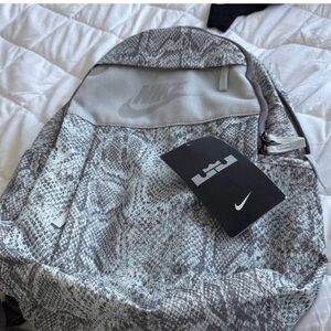 Nike Gray Snakeskin Men's Backpack LeBron